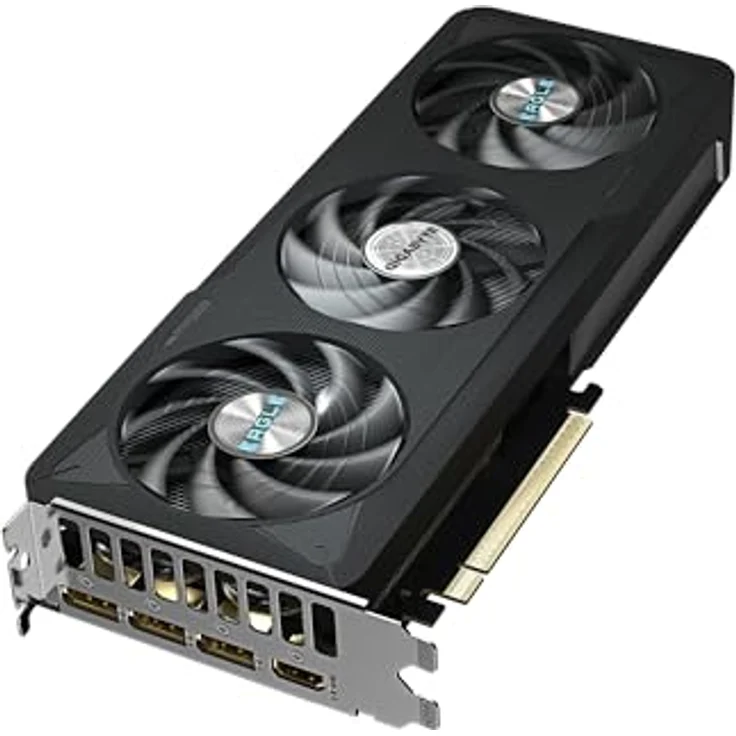 Gigabyte GeForce RTX 5060 Ti Eagle MAX OC 16G Grafikkarte - 16GB GDDR7, 128bit, PCI-E 5.0, 2617MHz, 3 x DisplayPort, 1 x HDMI, NVIDIA DLSS 4, mit WINDFORCE-Kühlsystem – Bild 4