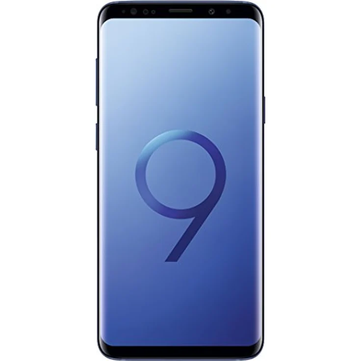 Samsung Galaxy S9+ Smartphone (6,2 Zoll Touch-Display, 64GB interner Speicher, Android, Single SIM) Coral Blue – Deutsche Version – Bild 1
