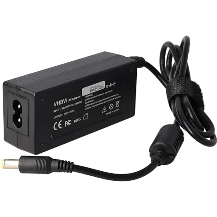 vhbw Netzteil kompatibel mit Acer TravelMate P P446-M, AC/DC Netzadapter mit 19 V/2,15 A, schwarz – Bild 3