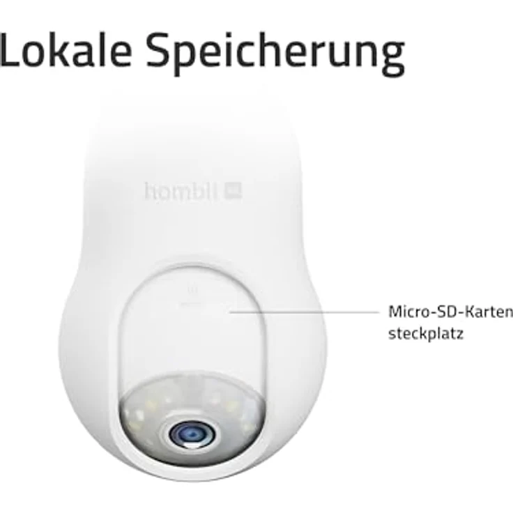 Hombli Überwachungskamera Bulb Cam 4K (Außenbereich) mit Bewegungs- und Geräuscherkennung – Bild 10