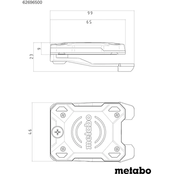 Metabo Tracker Pro, Ortungsgerät für Werkzeuge, IP67 Schutz, iOS/Android, 58 x 45 x 9 mm, mit Signalton, 3 Jahre Batterielaufzeit – Bild 2