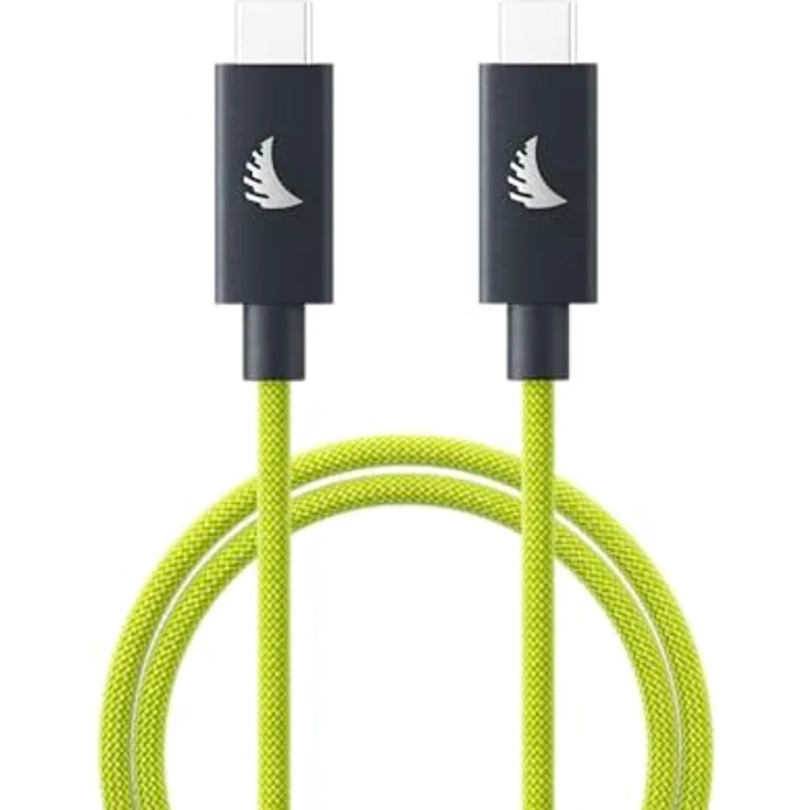 Angelbird USB-C 4.0 Solid Flex Cable, 2 m Lime, 40 Gb/s, 240 W Power Delivery, Solid Flex™ Design, kompatibel mit Solid Connect™ – Bild 1