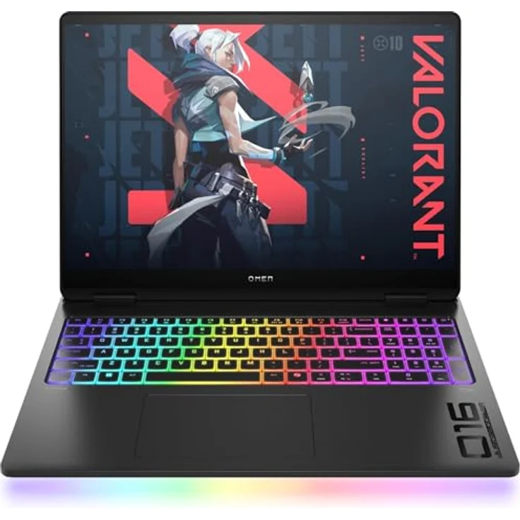HP Omen MAX 16-ah0196ng, Gaming Laptop mit Intel Core Ultra 9, 16" WQXGA Display, 64 GB RAM, 2 TB SSD, Schwarz – Bild 1