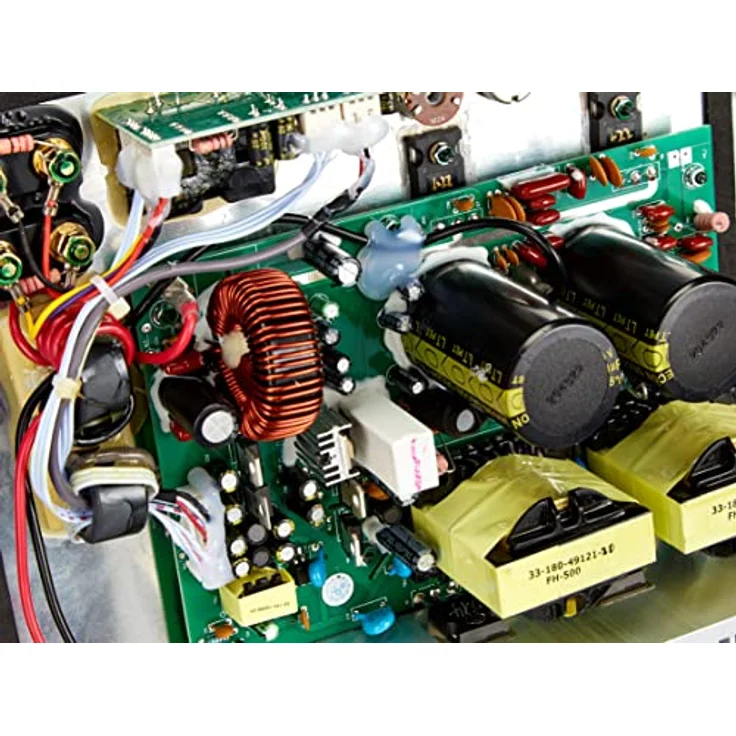 MONACOR SAM-500D Subwoofer Aktiv-Modul mit 500 W und variablem Tiefpass, Tieftöner mit High-Level Eingängen, integrierter Bassanhebung und sehr hohen Leistungsreserven, in Schwarz 32.0800 Subwoofer - 500 Watt - schwarz – Bild 2