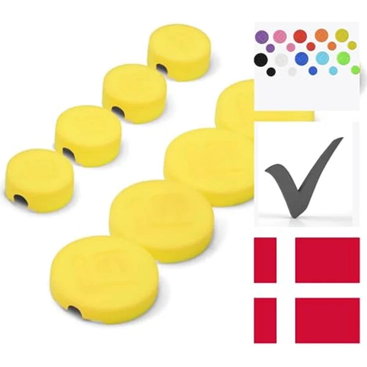 Floating Grip Soft Silicon Covers, Wandhalterungsschutz in Gelb für Gaming- & Konsolen-Zubehör – Bild 3