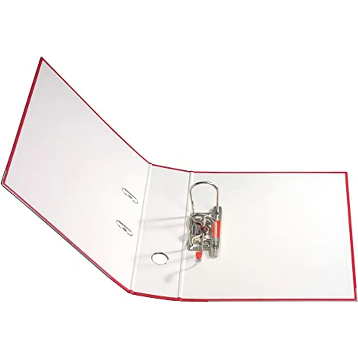 Herlitz Aktenordner maX.file protect 80mm DIN A4, Polypropylen außen, Papier innen, rot – Bild 3