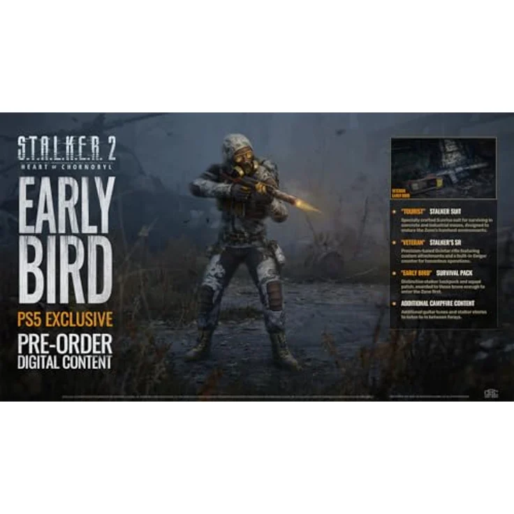 PLAION S.T.A.L.K.E.R. 2: Heart of Chornobyl Day One Edition für PlayStation 5, Open-World Action-Spiel mit immersiver Simulation und Horrorelementen – Bild 2