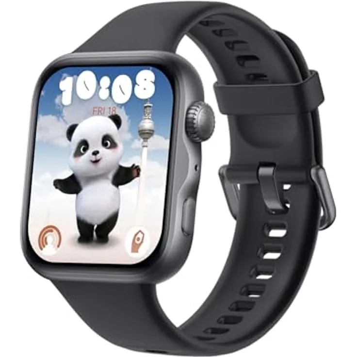 HUAWEI Watch FIT 5, Smartwatch mit GPS, Schlaftracker, 1,82″ Display, NFC-Zahlung, Sturzerkennung, Gesundheitsmanagement, bis zu 10 Tage Akku, Schwarz, für iOS & Android, 100+ Workouts