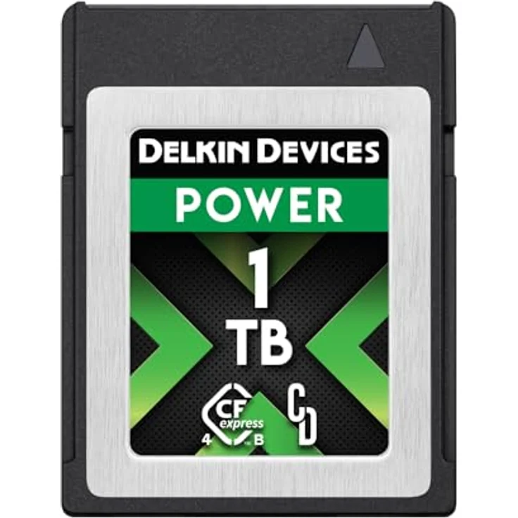 Delkin Devices Power 4.0 CFexpress Typ B Speicherkarte, ideal für 4K-, 6K- und 8K-Videos, wasserdicht und stoßfest, 2 TB – Bild 1