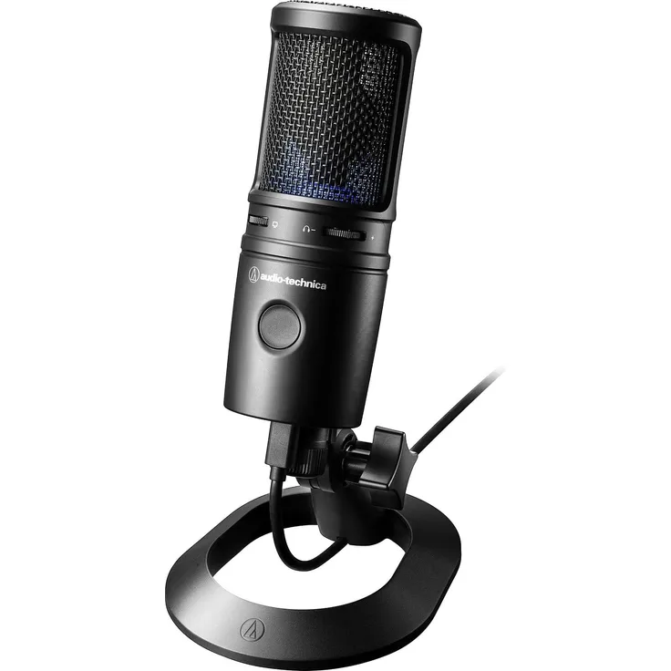 Audio-Technica AT2020USBX Kondensatormikrofon bk, Cardioid Condenser USB Microphone (Studio, Podcasting)
