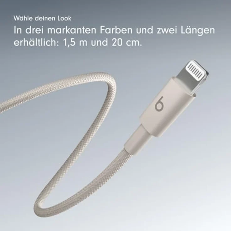 Apple USB-C auf Lightning Gewebtes Kabel, 150 cm, Surge Stone, für iPhone und iPad – Bild 6