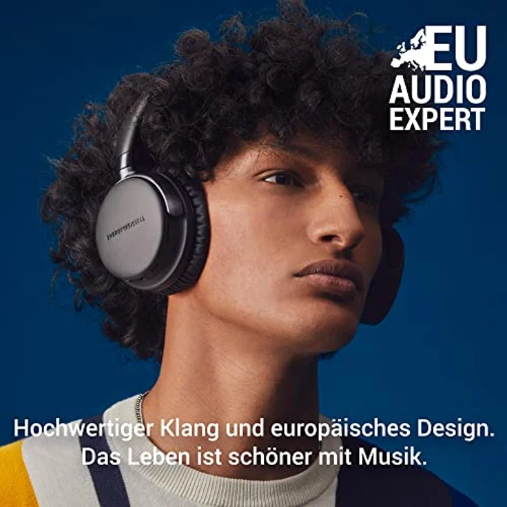 Energy Sistem Power Radio Bluetooth-Kopfhörer (FM-Radio, 45 Stunden Akku, MicroSD-MP3-Player, Deep Bass, Ohrpolster aus Proteinleder und elastischem Viscoschaum), Schwarz – Bild 5