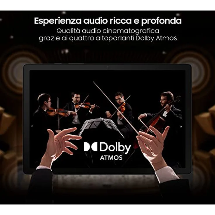 Samsung Galaxy Tab A8 Tablet Android 25,6 cm (10,5 Zoll) Wi-Fi RAM 4 GB 128 GB / 11 Grau [Italienische Version] 2022 – Bild 4