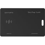 4smarts SkyTag Card ReCharge 541323, Kreditkartenformat mit Qi-Ladefunktion und Ortungsservice