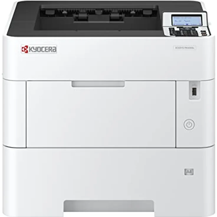 Kyocera Klimaschutz-System Ecosys PA5000x Laserdrucker: Schwarz-Weiß, Duplex-Einheit, 50 Seiten pro Minute, 100+500 Blatt Papierzufuhr, Gigabit LAN. Inkl. Mobile Print Funktion, Nachfolger von P3150dn