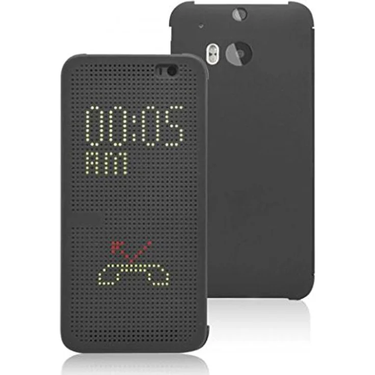 HTC Dot View Case Grau (HTC One M8) – Bild 2
