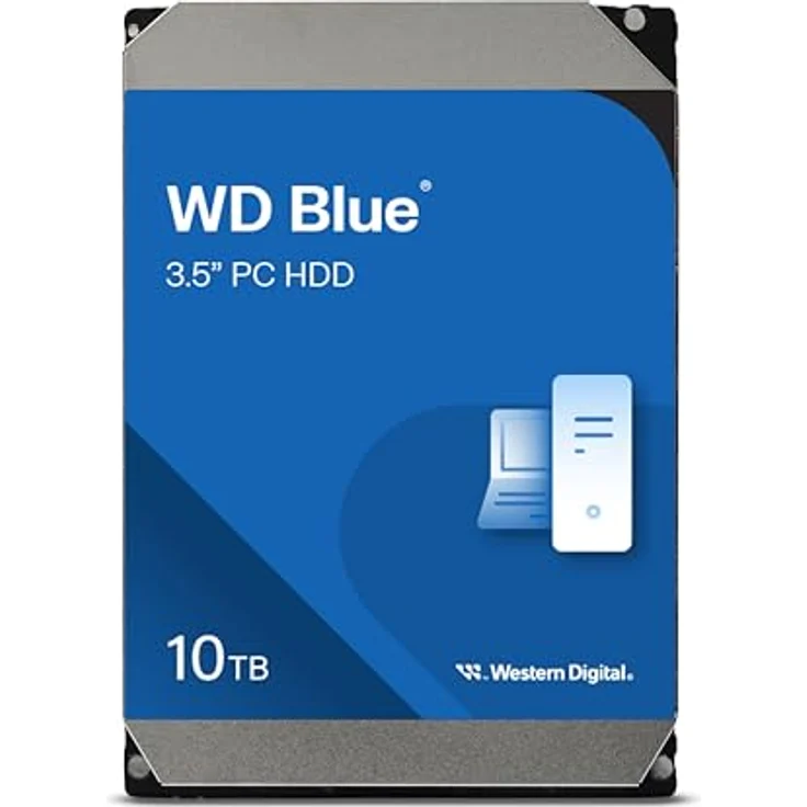 WD Blue 10TB SATA 6Gb/s HDD Desktop, 3.5" Festplatte mit 7200 U/min und 512 MB Cache – Bild 2