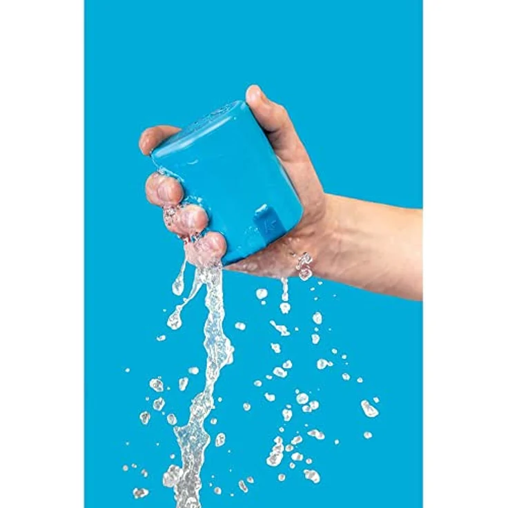 KitSound Hive2o Wasserdichter Mobiler Bluetooth-Lautsprecher - Blau – Bild 9
