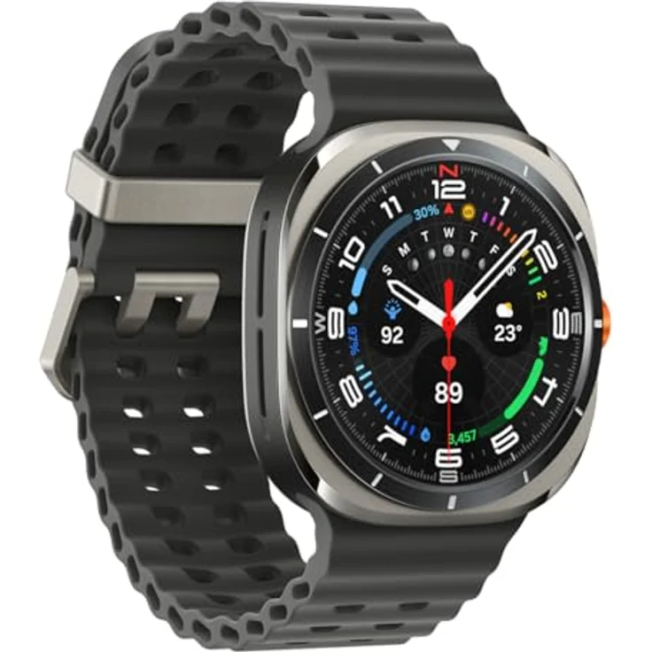 Samsung Galaxy Watch Ultra 2025 LTE Smartwatch, 47 mm Titanium Silber, Saphirglas, AMOLED, GPS, Health-Tracking, IP68, 100 m wasserdicht – Bild 3