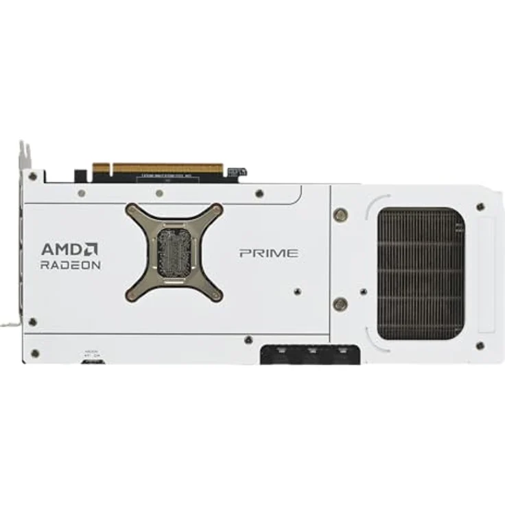 ASUS PRIME-RX9070XT-O16G-WHITE, Grafikkarte mit 16 GB GDDR6, 0dB-Technologie und Dual-BIOS, weiß – Bild 4