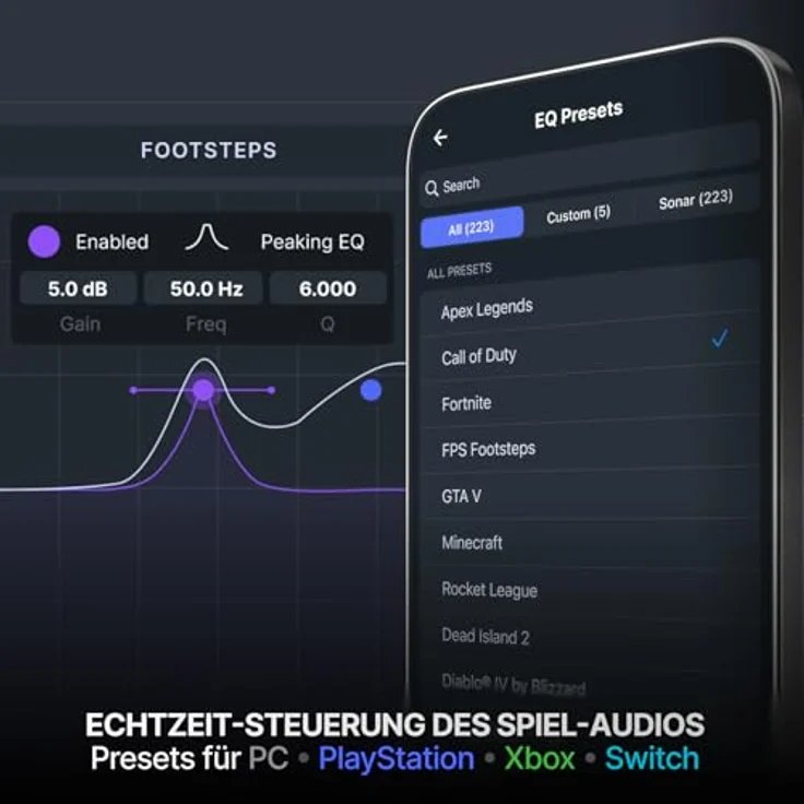 SteelSeries Arctis Nova Elite, Kabelloses Gaming Headset mit 96-kHz/24-Bit-Sound, Active Noise Cancelling, Weiss – Bild 10