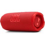 JBL Flip 7, kabelloser tragbarer Bluetooth-Lautsprecher, 16 Stunden Akkulaufzeit, IP68 wasserdicht, Staub- und stoßfest, Pro Sound mit AI Boost, Auracast Multi-Speaker-Verbindung, Rot