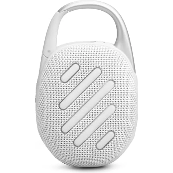 JBL Clip 5 in White - Portable Bluetooth Speaker Box Pro Sound, Deep Bass and Playtime Boost Function - Waterproof and Dustproof - 12 Hours Runtime – Bild 4