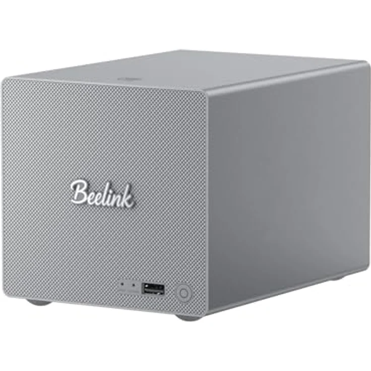 Beelink Mini PC ME Pro, NAS Intel N95, 12G LPDDR5, 128G SSD, 2 x Festplatteneinschübe, 3 x M.2-Steckplätze, Dual-LAN, WiFi 6, BT5.4, Dateiserver und Netzwerkspeicher – Bild 1