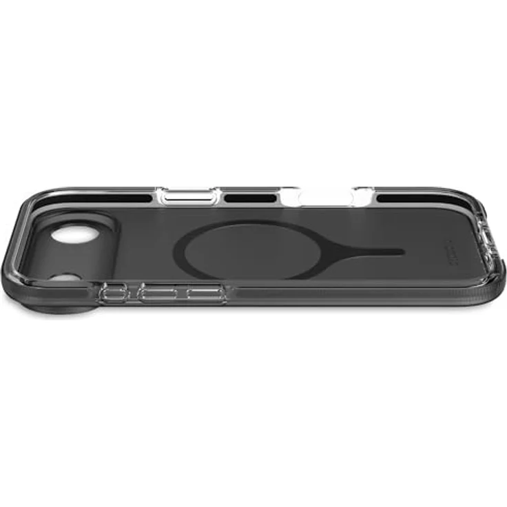 Decoded Transparent Clear Case für iPhone 17 Air, 100% recyceltes Material, Anti-Vergilbung, MagSafe-kompatibel, 4 Meter DropTec Schutz, Kratzfest, Frosted Schwarz – Bild 4