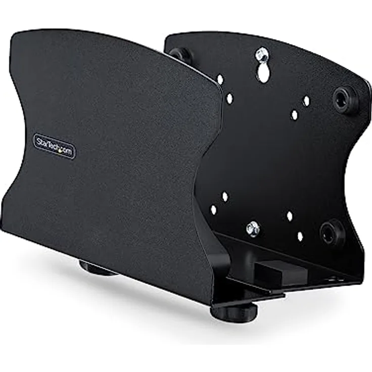 StarTech.com PC-Wandhalterung, für Computer bis zu 18 kg, werkzeuglos Verstellbare Breite (50 bis 200 mm), PC Wandmontage für Mini PC/Tower, Computer Wand-/Schreibtischhalterung (2NS-CPU-Wall-Mount)