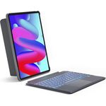 Inateck Tastatur Hülle für iPad Air 13 Zoll (2024), iPad Pro 12.9 Zoll 6/5/4/3 Gen, mit Touchpad und 7-Farbiger Hintergrundbeleuchtung, QWERTZ-Layout, KB04118