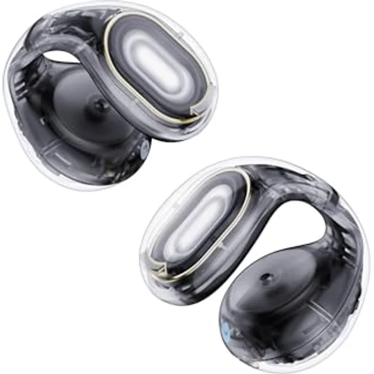 soundcore C30i by Anker, Open-Ear Earbuds, Clip On Kopfhörer, Leichtes Design, Stabiler Halt, Abnehmbare Klammern, Klarer Klang, 30h Wiedergabe, IPX4 Wasserschutz für Sport/Fitnessstudio, schwarz – Bild 1