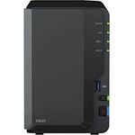 Synology DS223 2 GB NAS 24 TB (2 x 12 TB) HAT3300, montiert und getestet mit SE DSM installiert