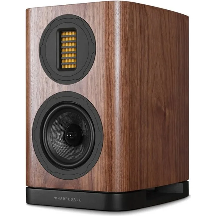 WHARFEDALE EVO 5.1 Regal-Lautsprecher, Kompakte Zwei-Wege-Bassreflex-Lautsprecher mit AMT-Hochtöner und Kevlar-Tieftöner, elegantes Design