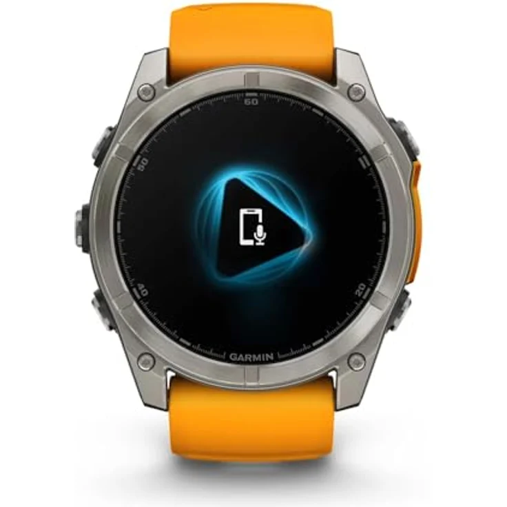 Garmin Fenix 8 Smartwatch, AMOLED-Display, Titanium-Lünette – Bild 4