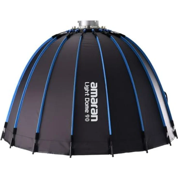 Amaran Light Dome 90, Softbox für weiches Licht mit Schnellspannmechanismus und Bowens Mount, Schwarz – Bild 4