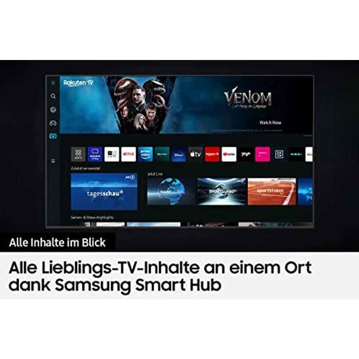 Samsung GQ75Q80BAT 189 cm (75 Zoll) QLED Smart TV (Ultra HD, HDR, Edge LED) Twin-HD-Triple-Tuner (Sat, Antenne, Kabel) Modelljahr 2022 Energieklasse G (DE-Modell) – Bild 11