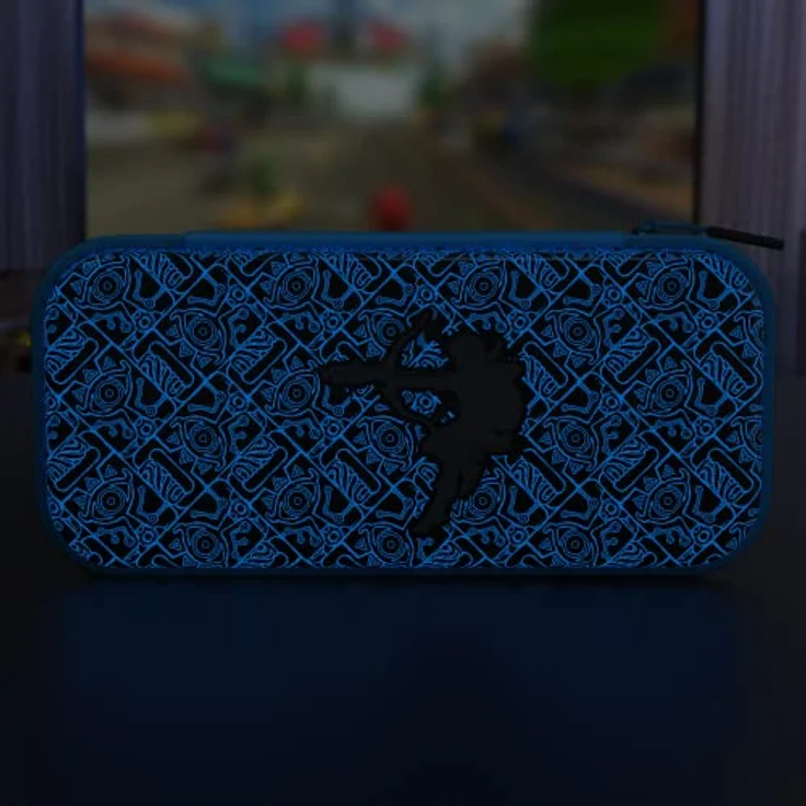 PDP Glow in the Dark: Link (Sheikah Shoot) - Tragetasche für Nintendo Switch™, Nintendo Switch™ Lite und Nintendo Switch™ - OLED Model, mit integriertem Ständer und leuchtendem Design – Bild 2