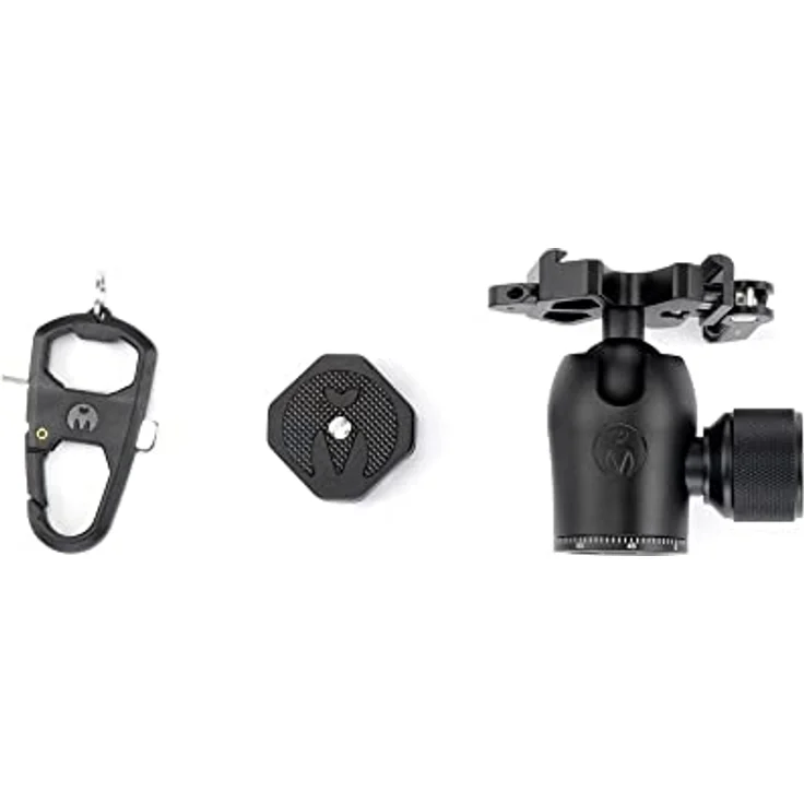 3 Legged Thing AirHed Pro Hebel-Stativkopf – 360 Grad Arca Swiss kompatibel für schwerere Kameras mit abnehmbarer Hebelklemme – Stativ und Einbeinstativ kompatibel – Dunkelheit (mattschwarz) – Bild 4