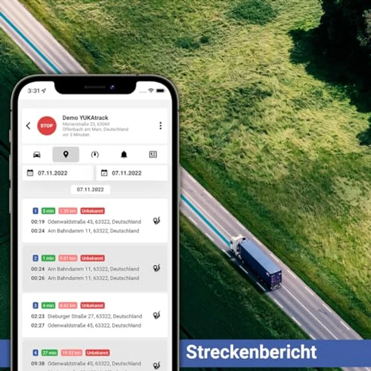 YUKAtrack easyWire 4G AIO GPS Car Tracker, präzise Fahrzeugortung, inklusive SIM-Karte und Datenflat, wasserfest – Bild 5