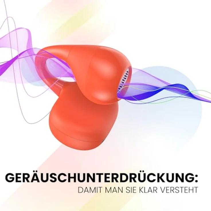 SPC 4631P Kopfhörer mit aktiver Geräuschunterdrückung, kabellos, rot, True Wireless Stereo, IPX5 wasserfest, Bluetooth 5.4 – Bild 2