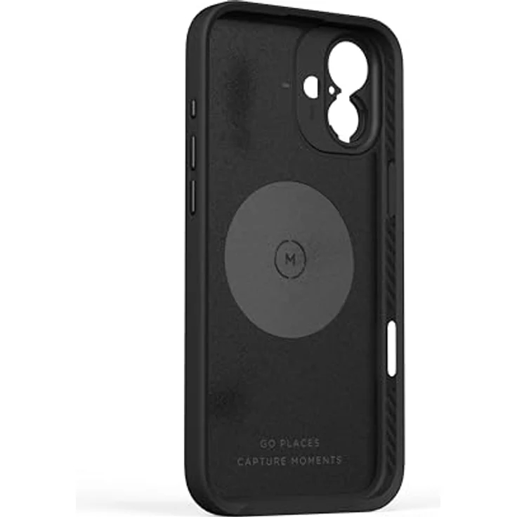 MOMENT Kameratasche für iPhone 16 Plus, MagSafe-kompatibel mit abnehmbarer T-Serie-Objektivhalterung und QuickLock-Filterunterstützung, schwarz – Bild 3
