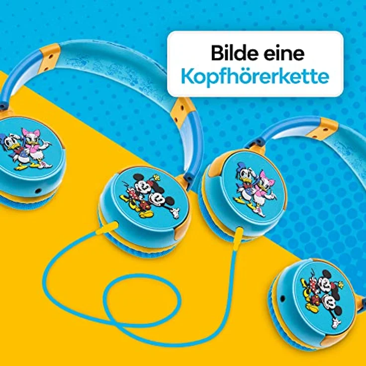 Pebble Mickey and Friends (7", 16 GB, Blue), Tablet, Blau - Disney Bundle mit Kopfhörern, Gamestore Junior Zugang und Schutzhülle – Bild 8