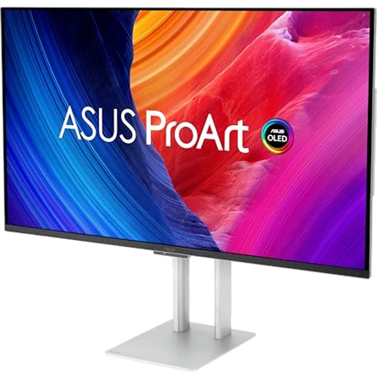 ASUS ProArt OLED PA32UCDM - 32 Zoll 4K UHD Professioneller Monitor - 16:9, 240Hz, 10-bit - Kolorimeter, HDR 400 TB - Thunderbold, HDMI, 96W USB-C, USB-Hub, Lautsprecher – Bild 2