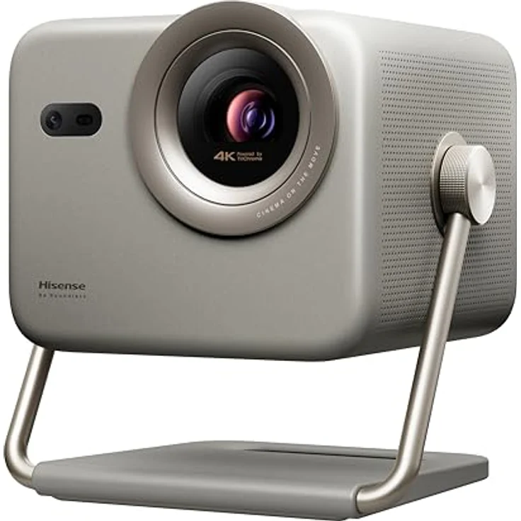 Hisense M2 Pro Smart Mini Projektor 4K UHD RGB Laser, 1300 ANSI Lumen, Dolby Vision, HDR, JBL Dolby Audio, DTS Virtual X, Game Modus, schwenkbarer Standfuß – Bild 2