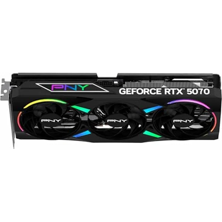 PNY GeForce RTX 5070 ARGB Übertaktet Triple Fan 12GB GDDR7 Reflex 2 RTX AI DLSS4 Next-Gen-Grafikkarte – Bild 5