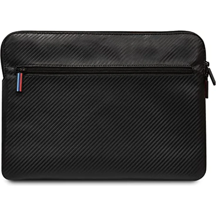 CG Mobile BMW Carbon PU Hülle mit kontrastierender dreifarbiger Schutztasche 14 Zoll kompatibel mit MacBook Intel® UHD Grafik/Windows/HP/Value Top Load Tasche/Arbeit, Schule usw. – Bild 3