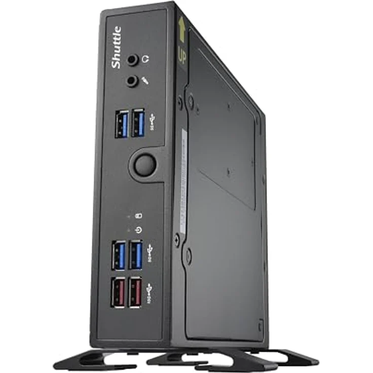 Shuttle XPC slim DS50U5, Slim-PC mit Core i5 1335U 1.3 GHz, 0 GB RAM, Schwarz – Bild 7
