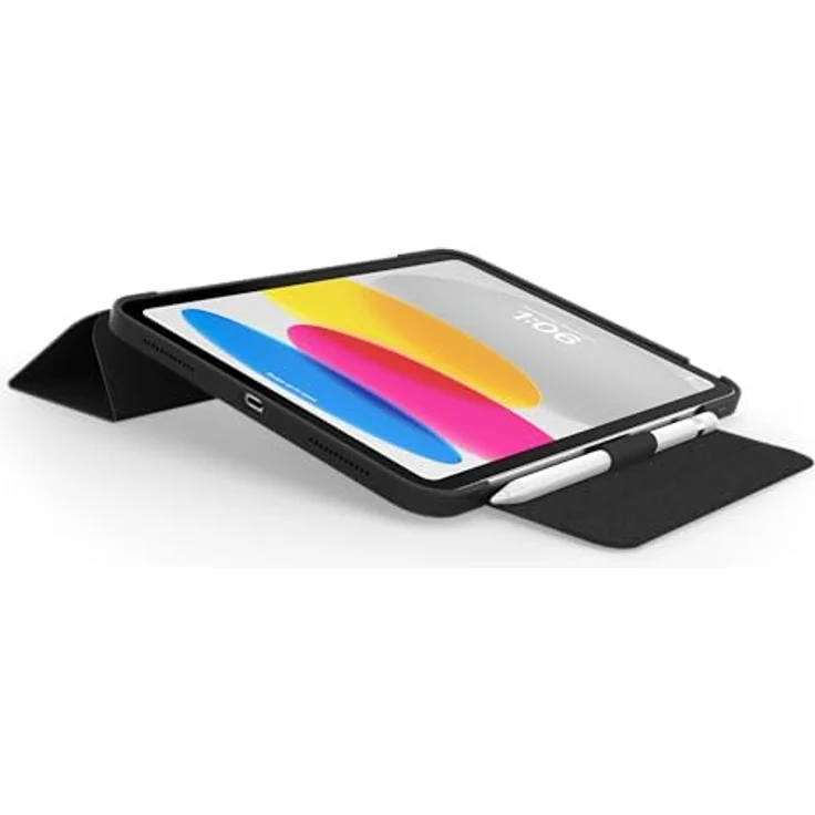 OtterBox Symmetry Folio (iPad 2022 (10. Gen)), Tablet Hülle, Schwarz - Schlankes Profil, Sturzfest nach Militärnorm, integrierte Apple Pencil-Halterung – Bild 5