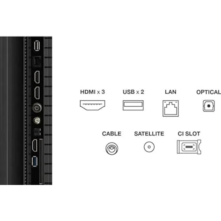 TCL P79K 43P79K, 43 Zoll QLED Smart-TV mit 3840 x 2160 Pixel, WLAN, Dolby Atmos und Google TV, Metallisch – Bild 3